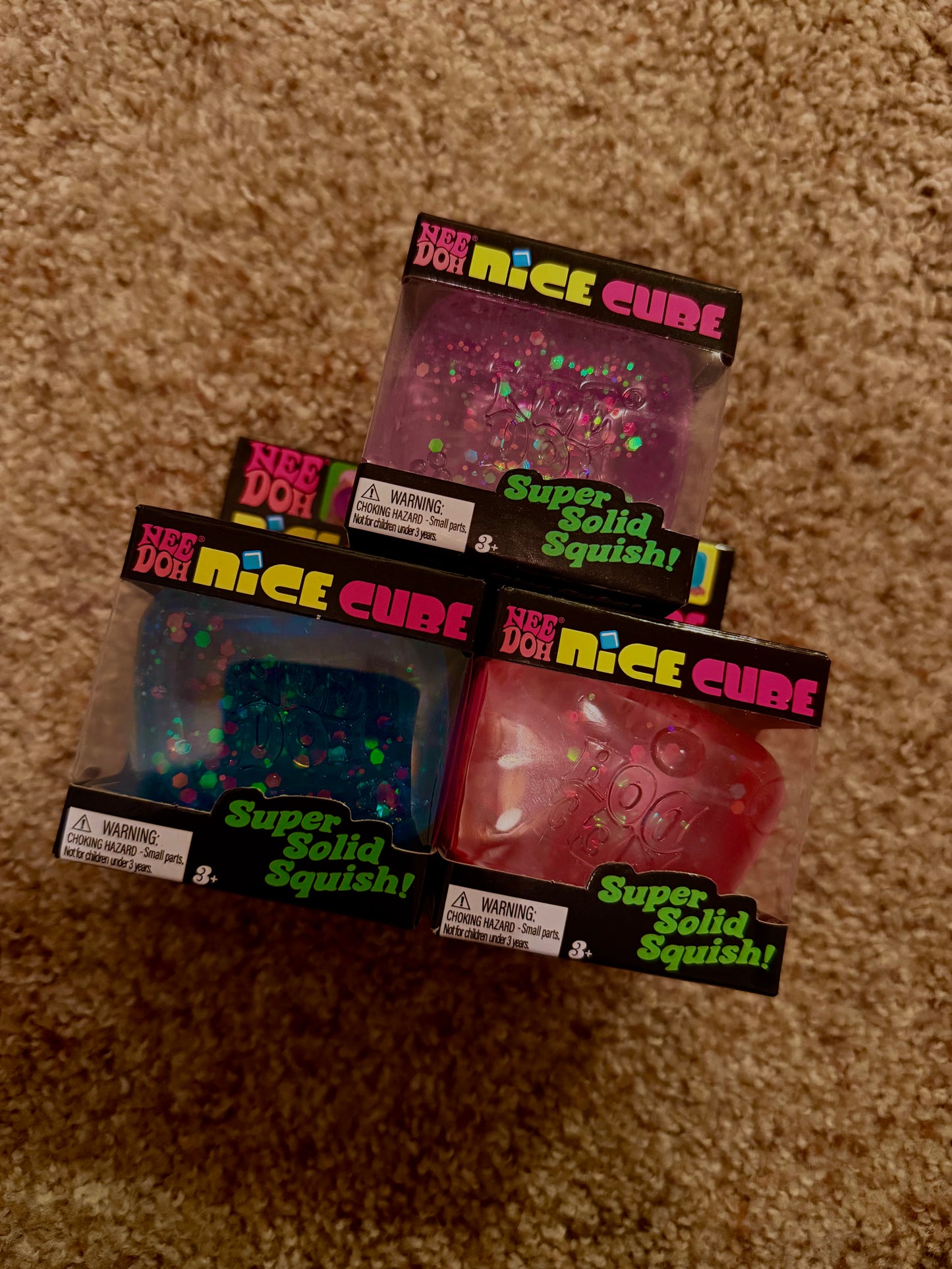 Glitter Cube Squishy