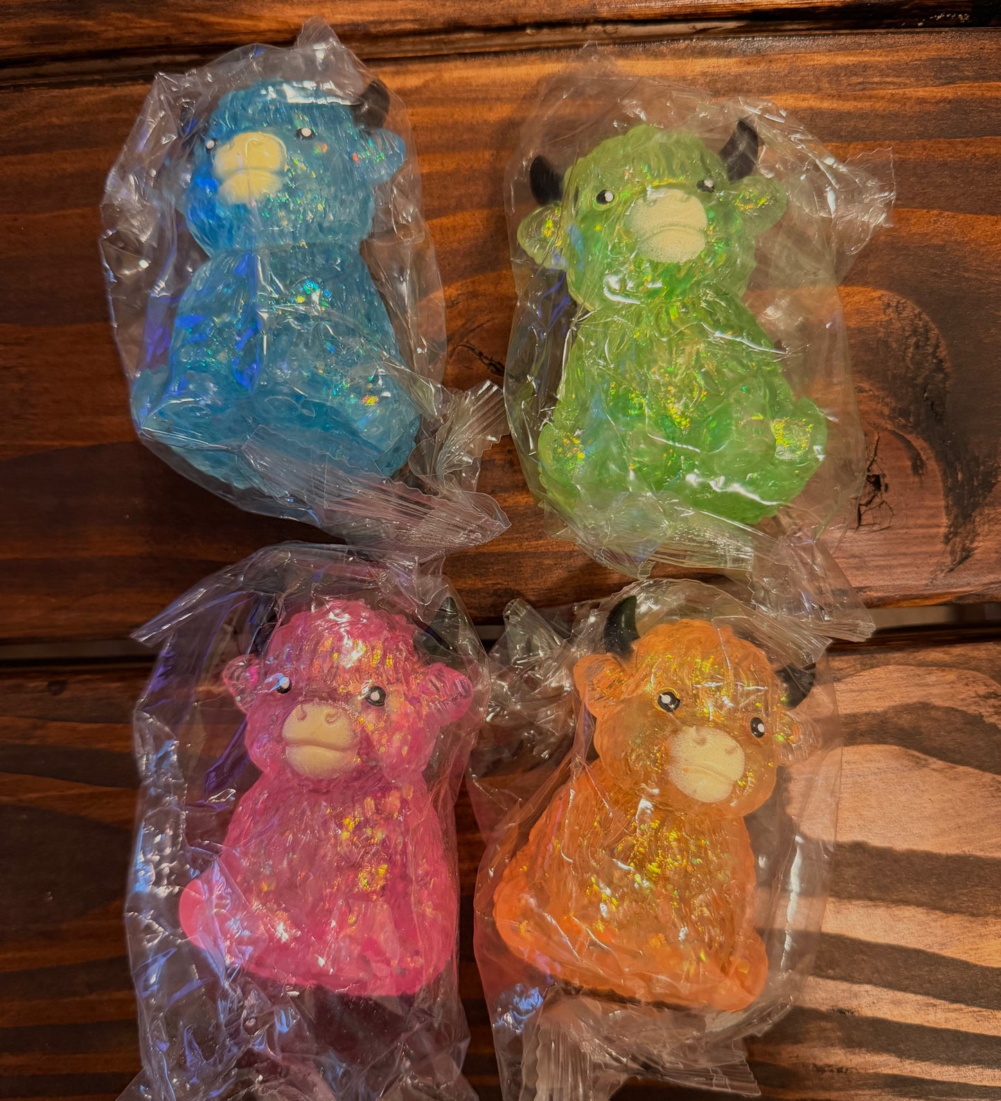 Glitter Highland Cow Squishy