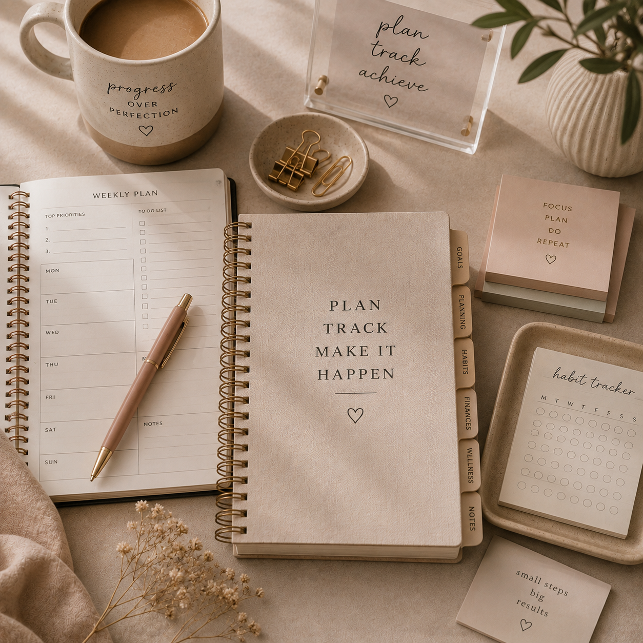 PLANNERS + TRACKERS
