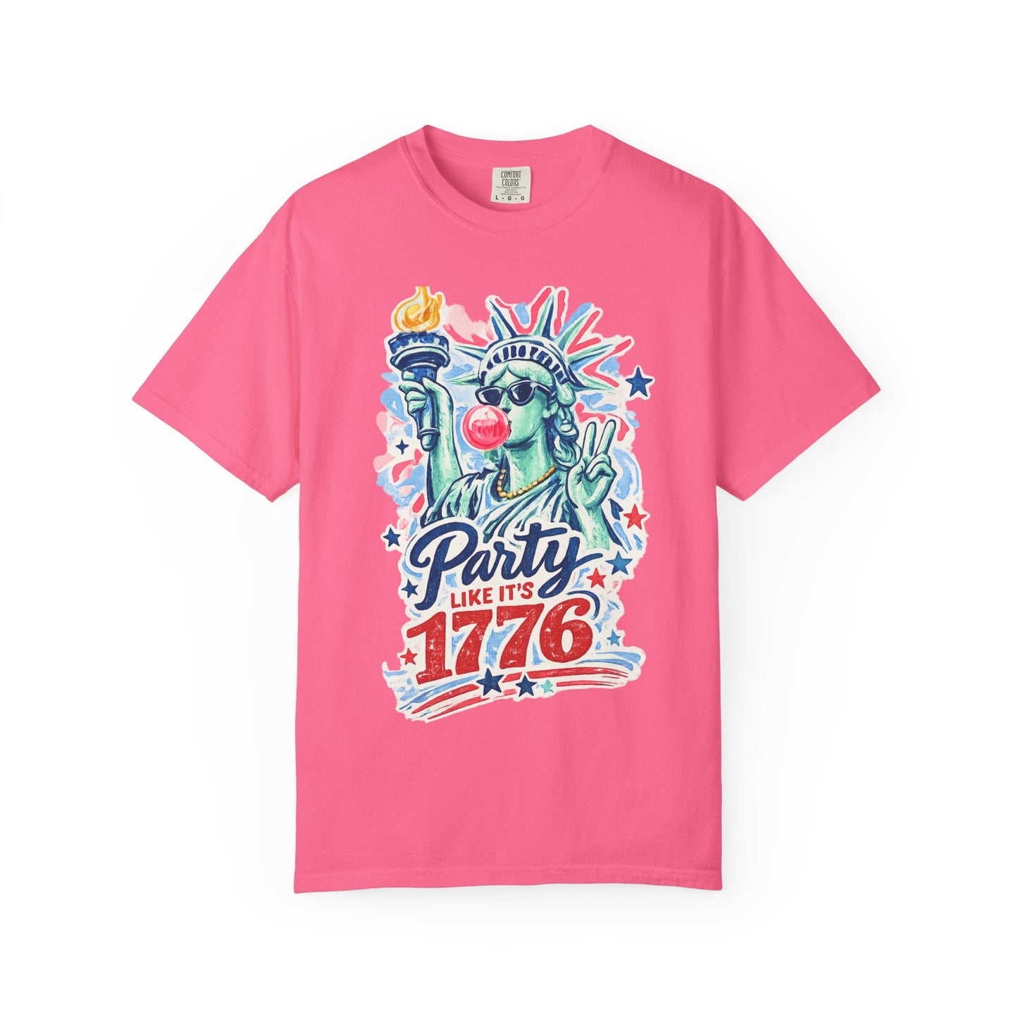 "Party Like It’s 1776" Statue of Liberty Fourth of July Graphic