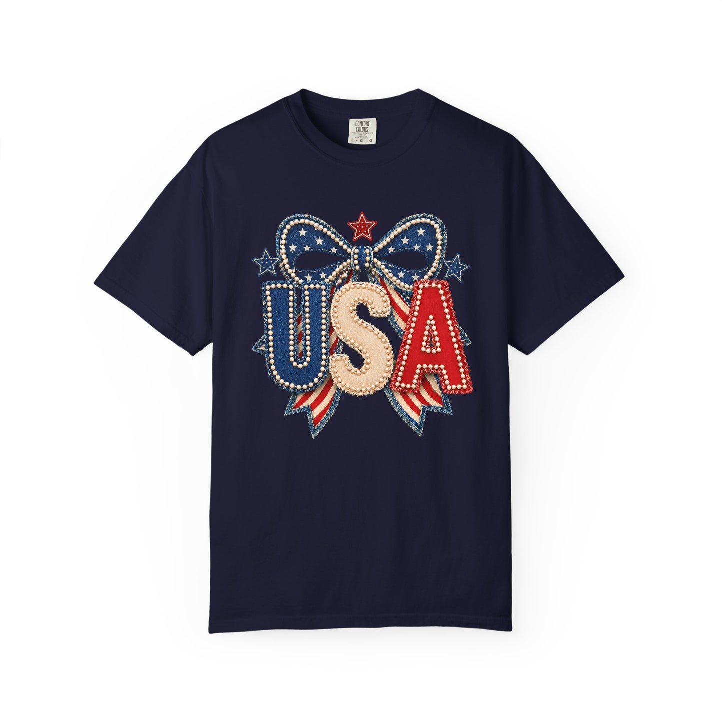 USA Patriotic Bow T-Shirt