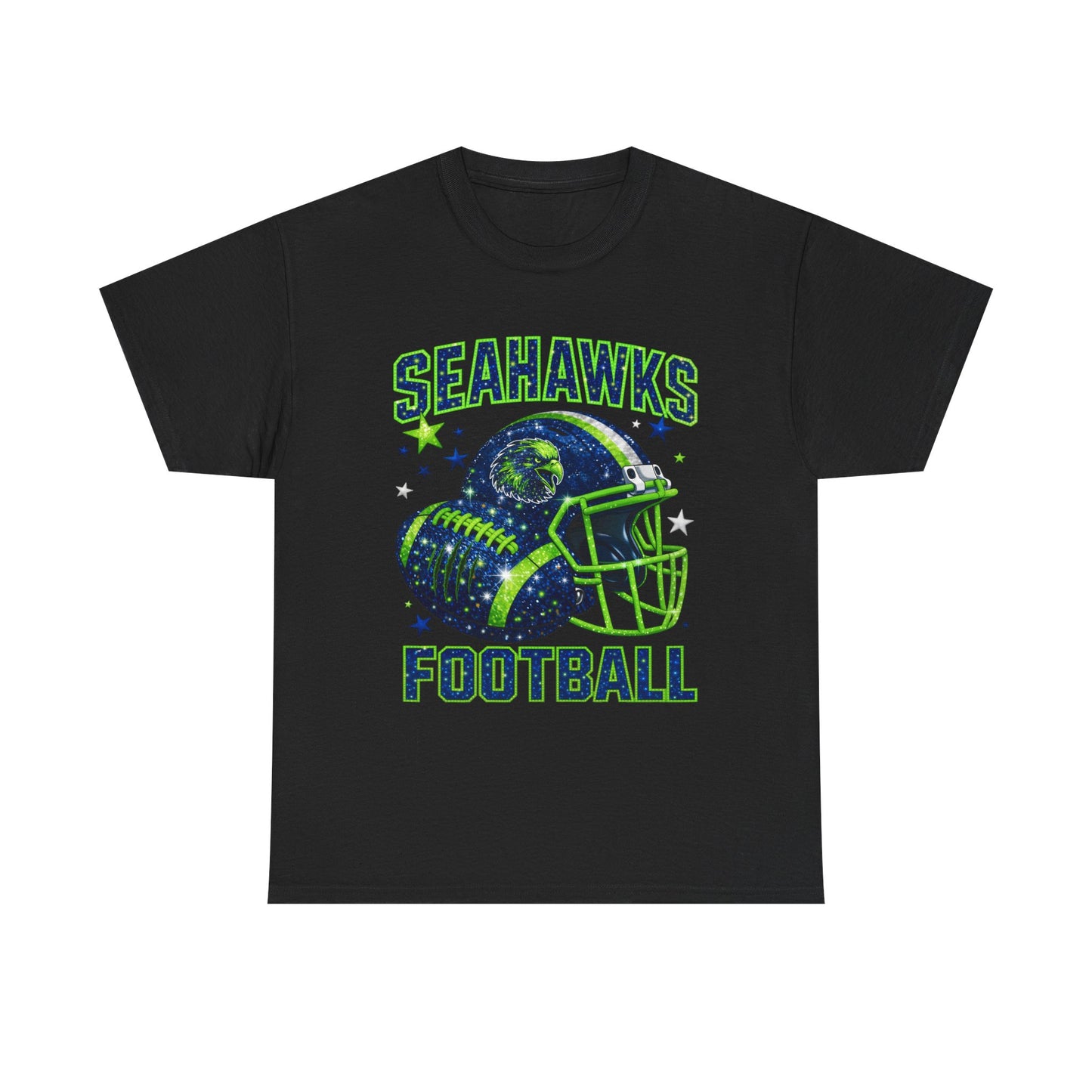 Seahawks Football Helmet T-Shirt — Retro Team Fan Tee