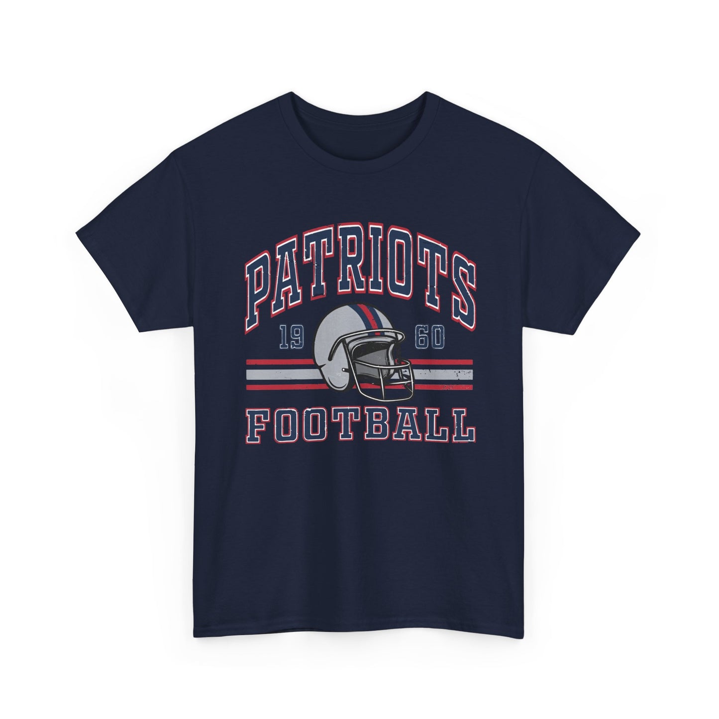 Patriots Football Tee — Vintage Helmet 1960 Fan T-Shirt