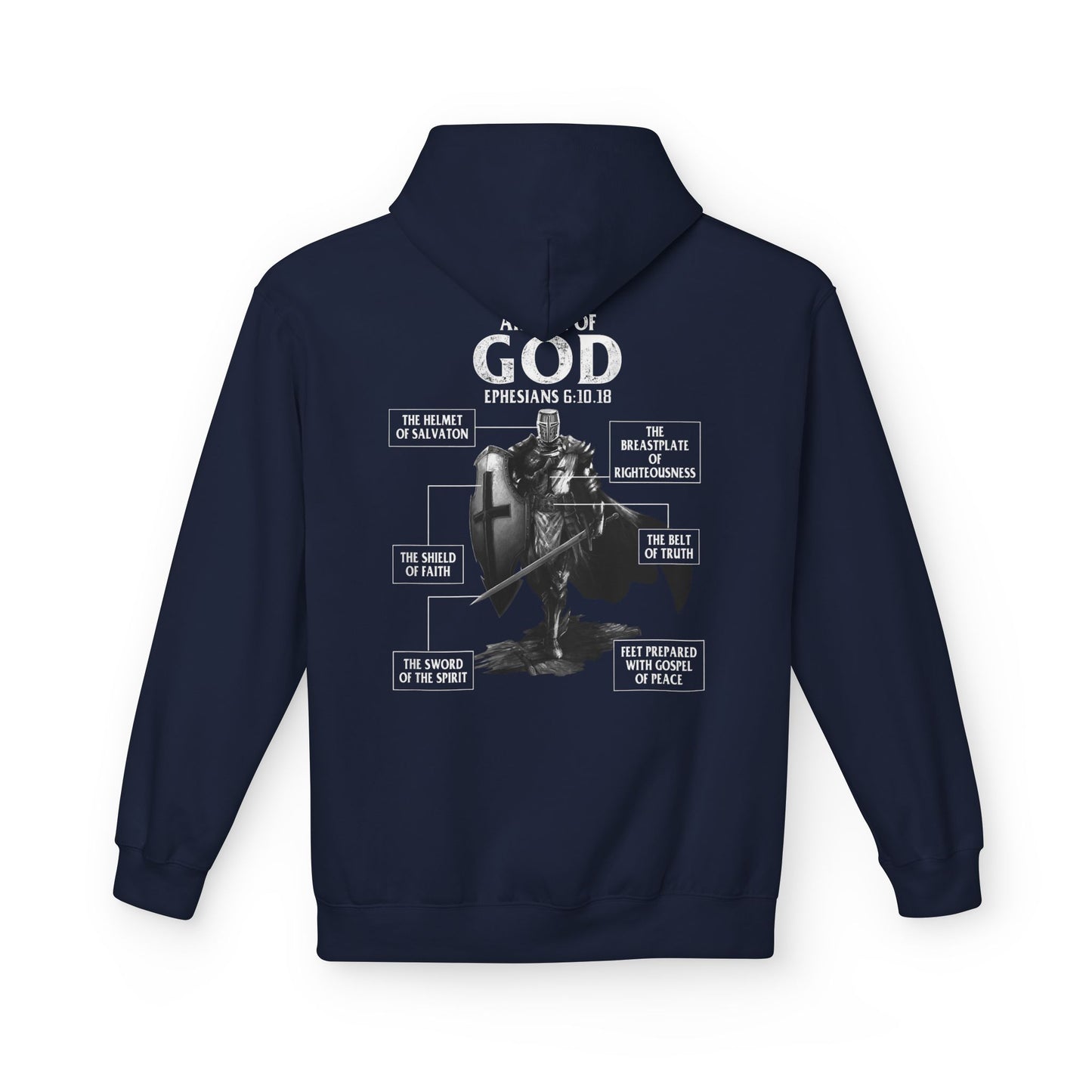 'God Stands by Me' Faith Graphic Hoodie