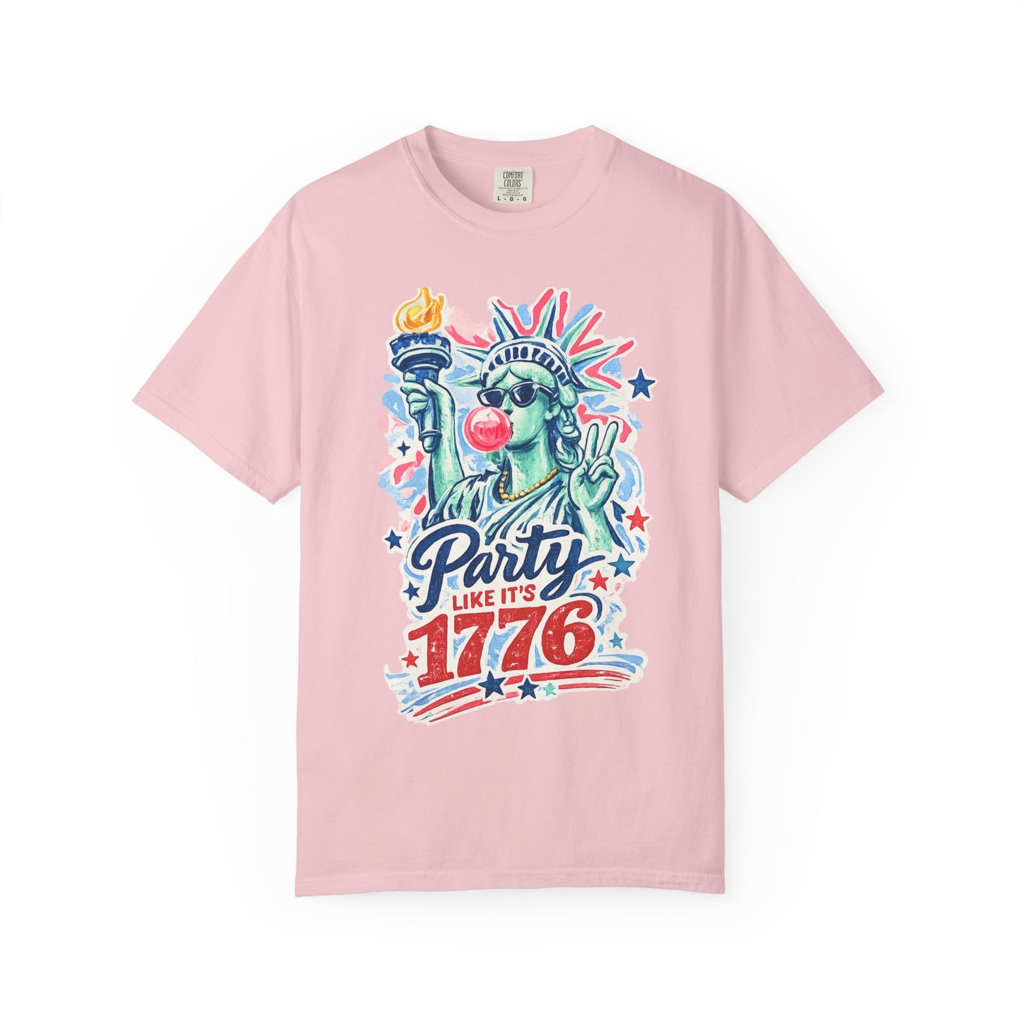 "Party Like It’s 1776" Statue of Liberty Fourth of July Graphic