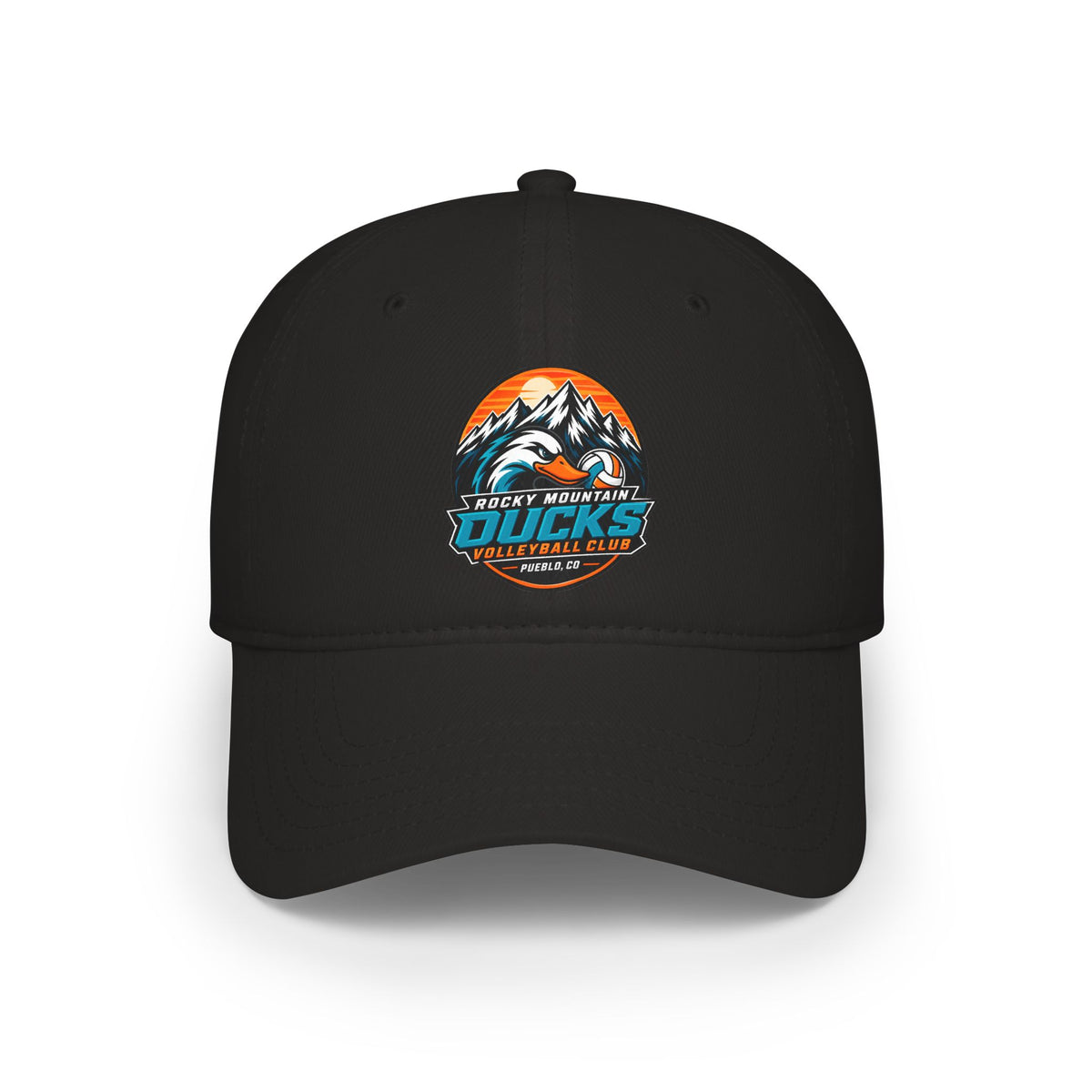 Mountain Peaks Ducks Logo Low Profile Baseball Cap