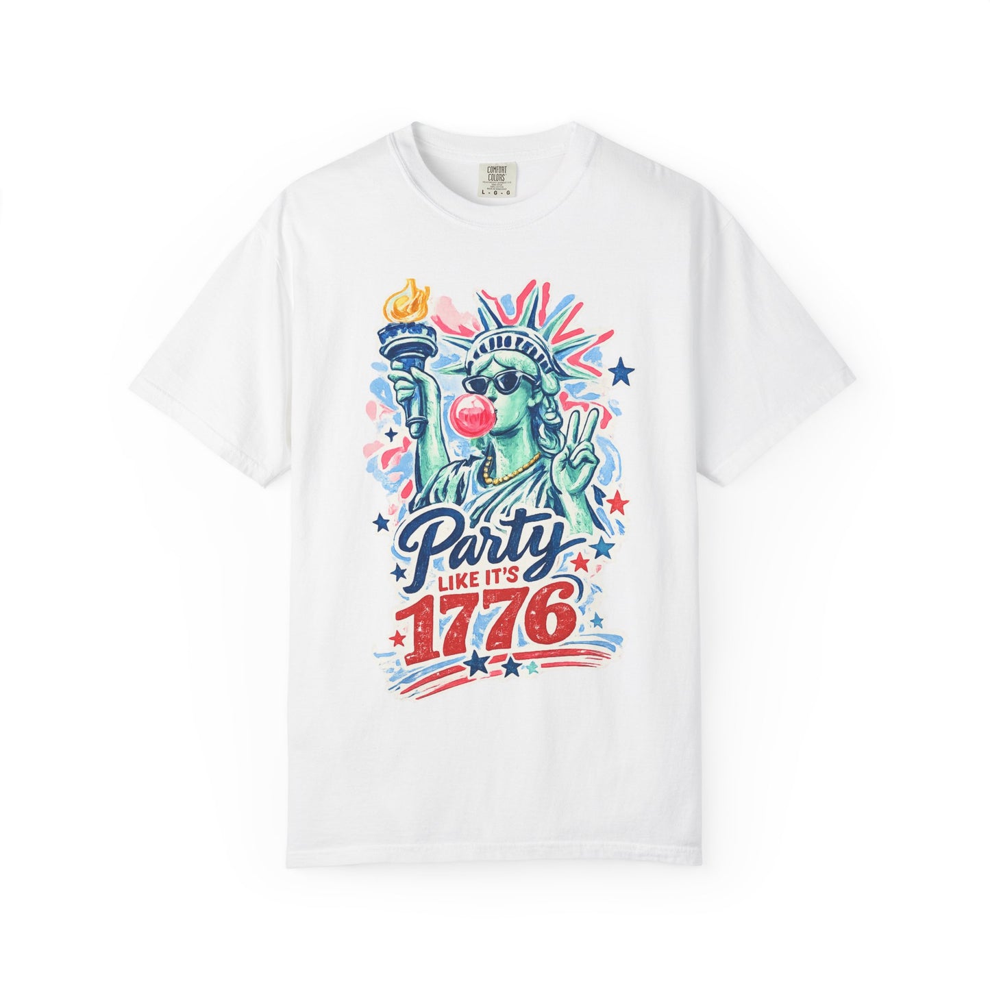 "Party Like It’s 1776" Statue of Liberty Fourth of July Graphic