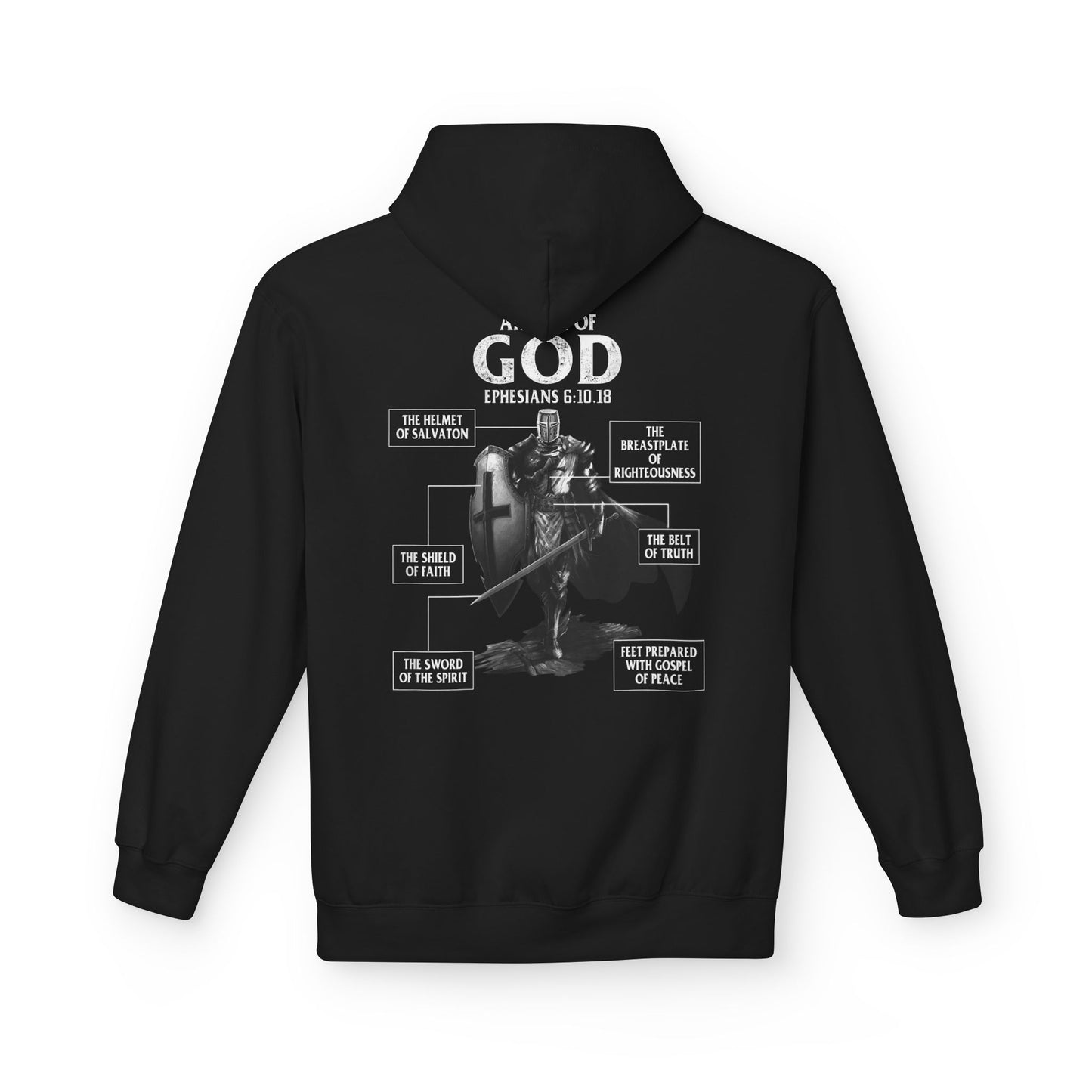 'God Stands by Me' Faith Graphic Hoodie