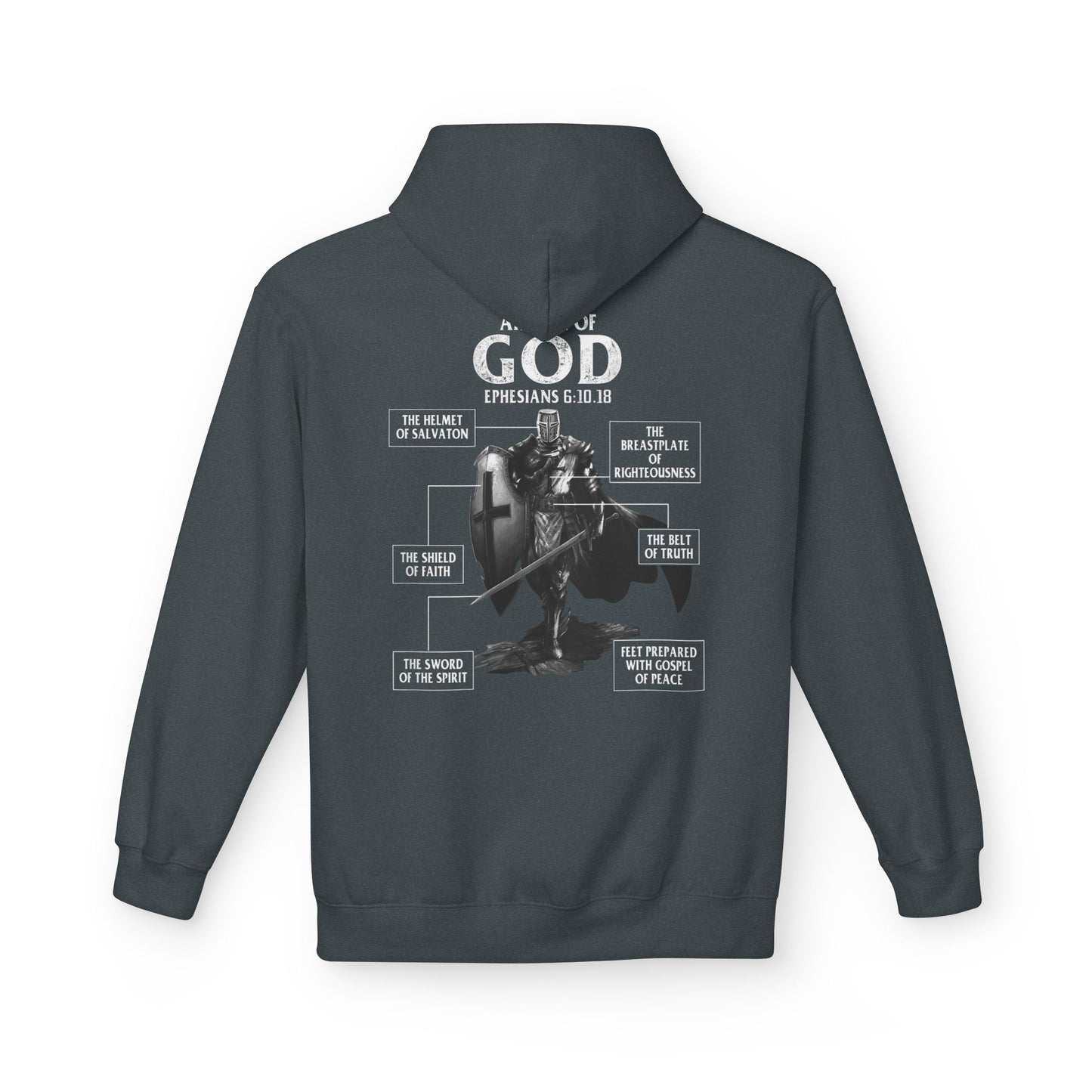 'God Stands by Me' Faith Graphic Hoodie
