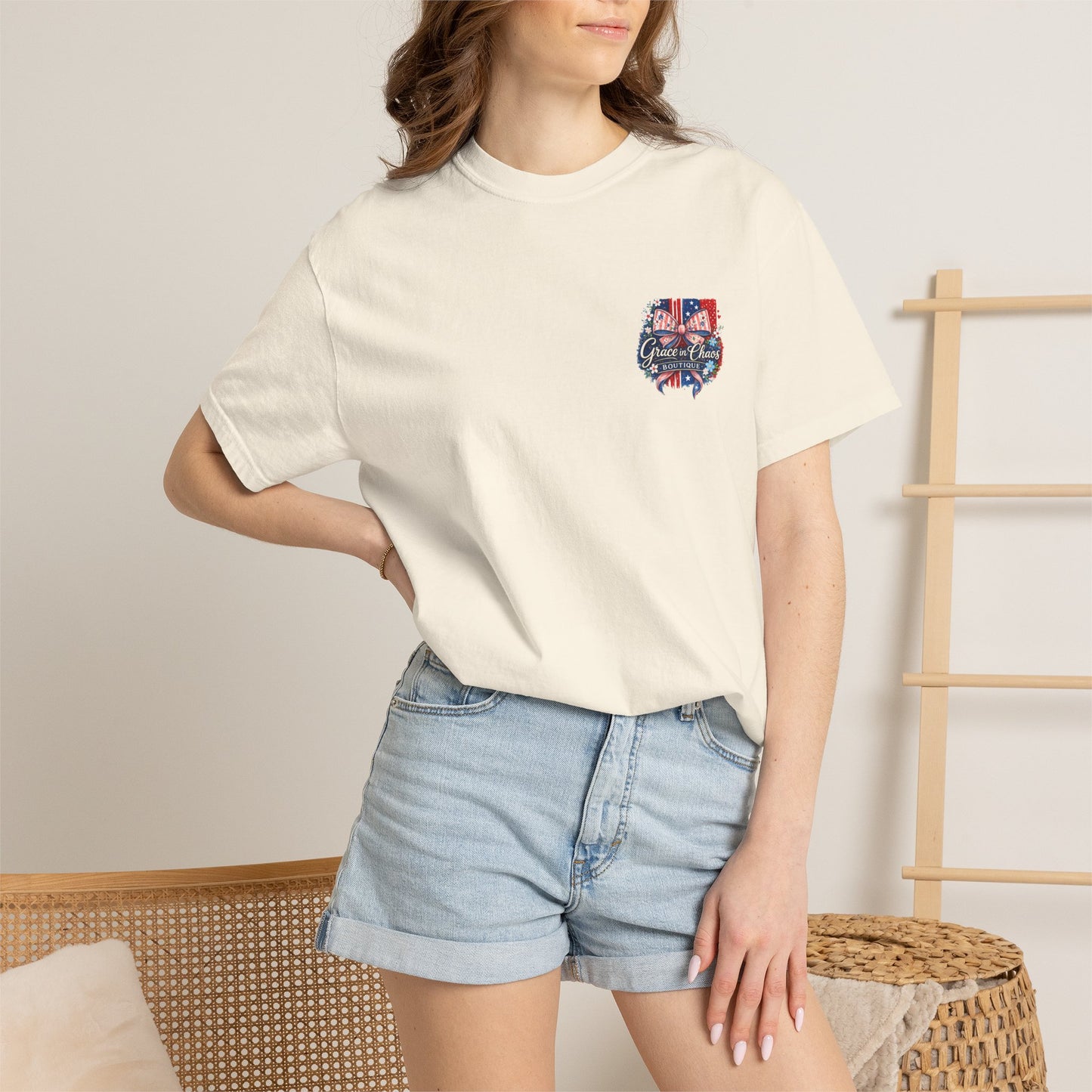 Patriotic Bow Flag T-Shirt