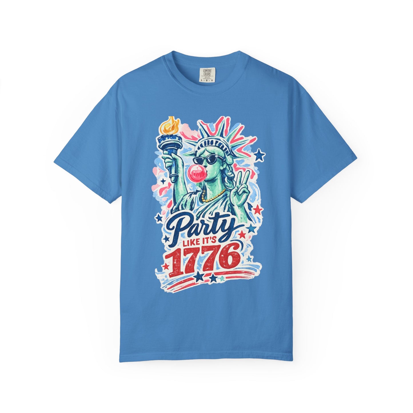 "Party Like It’s 1776" Statue of Liberty Fourth of July Graphic