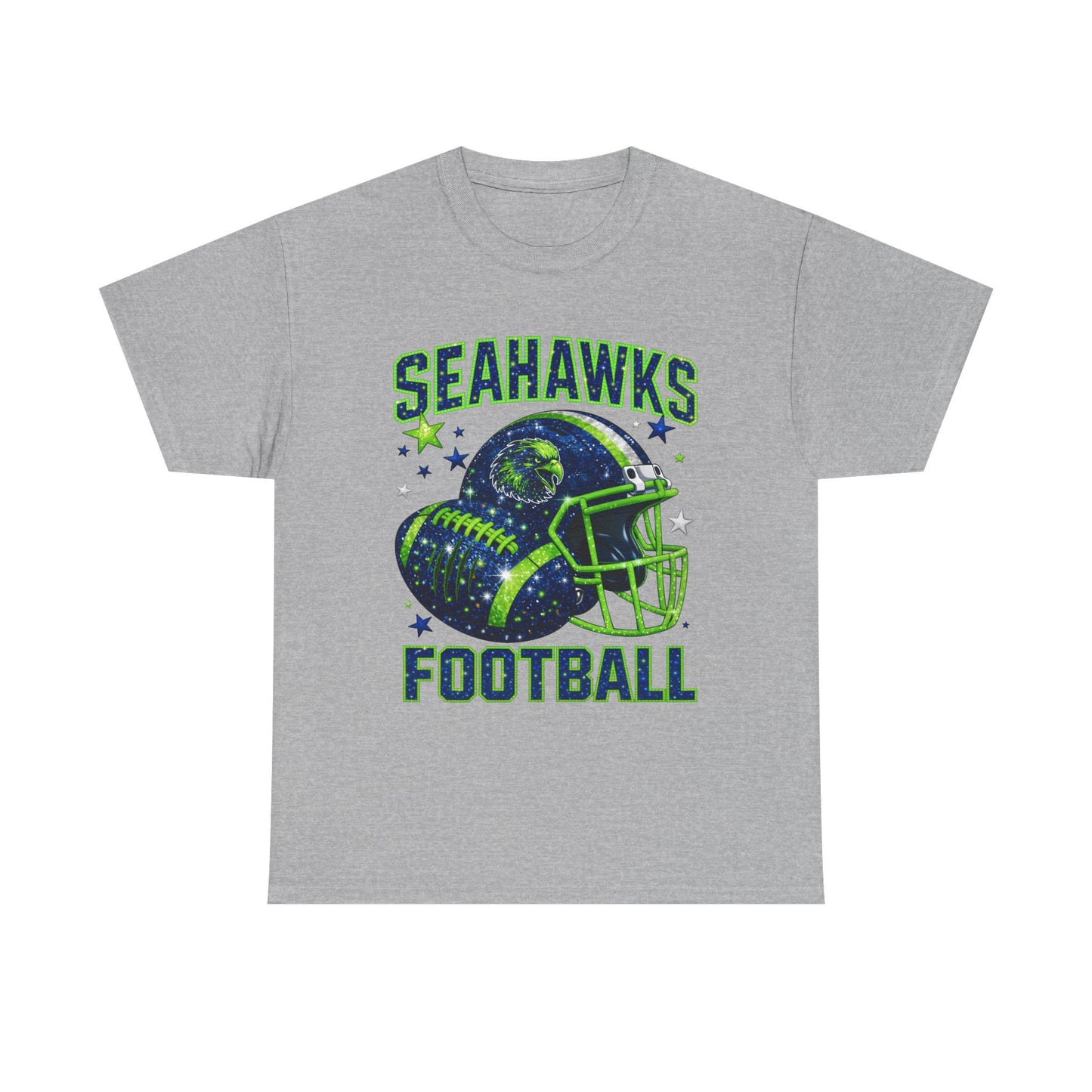 Seahawks Football Helmet T-Shirt — Retro Team Fan Tee