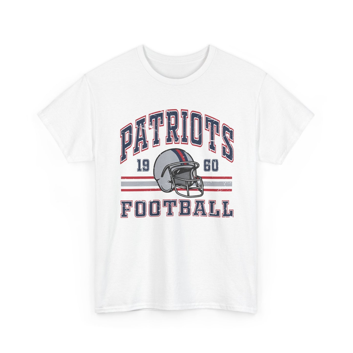 Patriots Football Tee — Vintage Helmet 1960 Fan T-Shirt