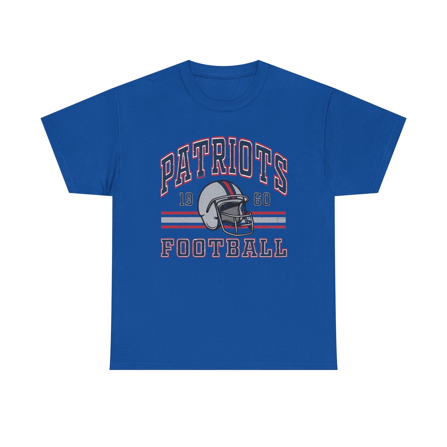 Patriots Football Tee — Vintage Helmet 1960 Fan T-Shirt