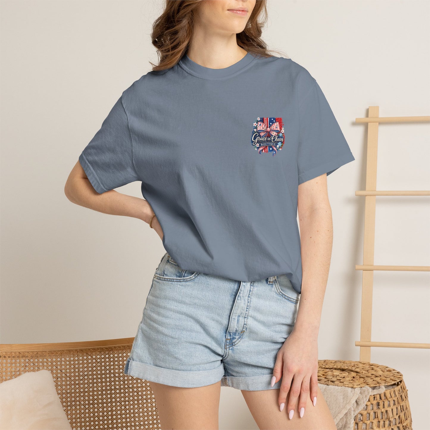 Patriotic Bow Flag T-Shirt