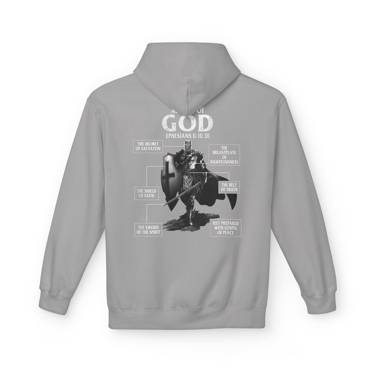'God Stands by Me' Faith Graphic Hoodie