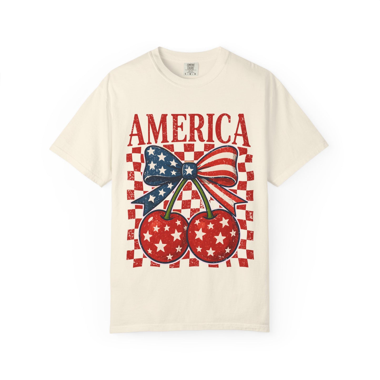 America Cherry Graphic T-Shirt
