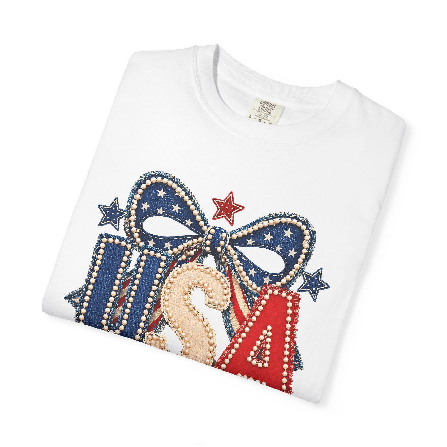 USA Patriotic Bow T-Shirt