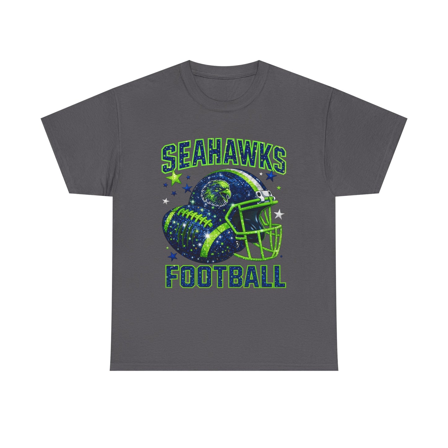 Seahawks Football Helmet T-Shirt — Retro Team Fan Tee