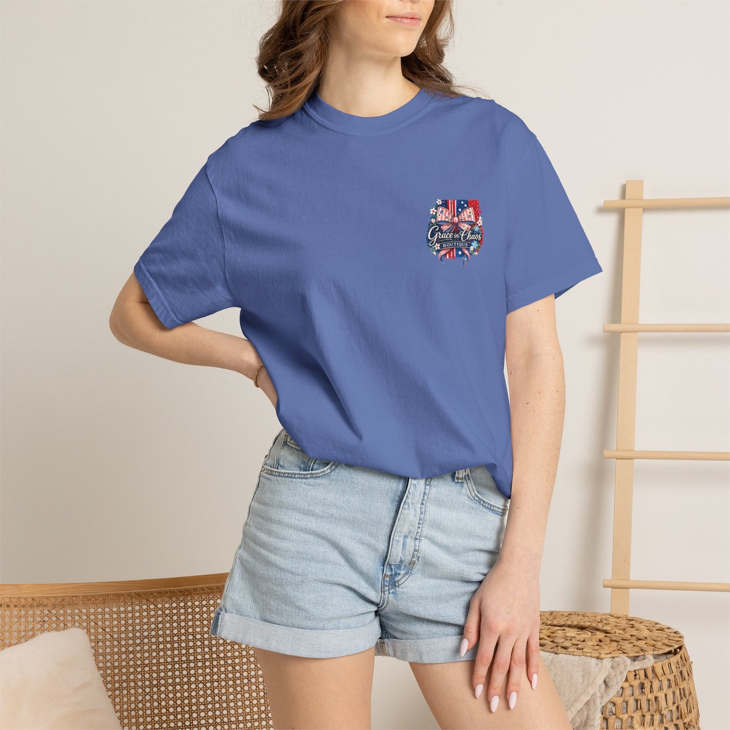 Patriotic Bow Flag T-Shirt