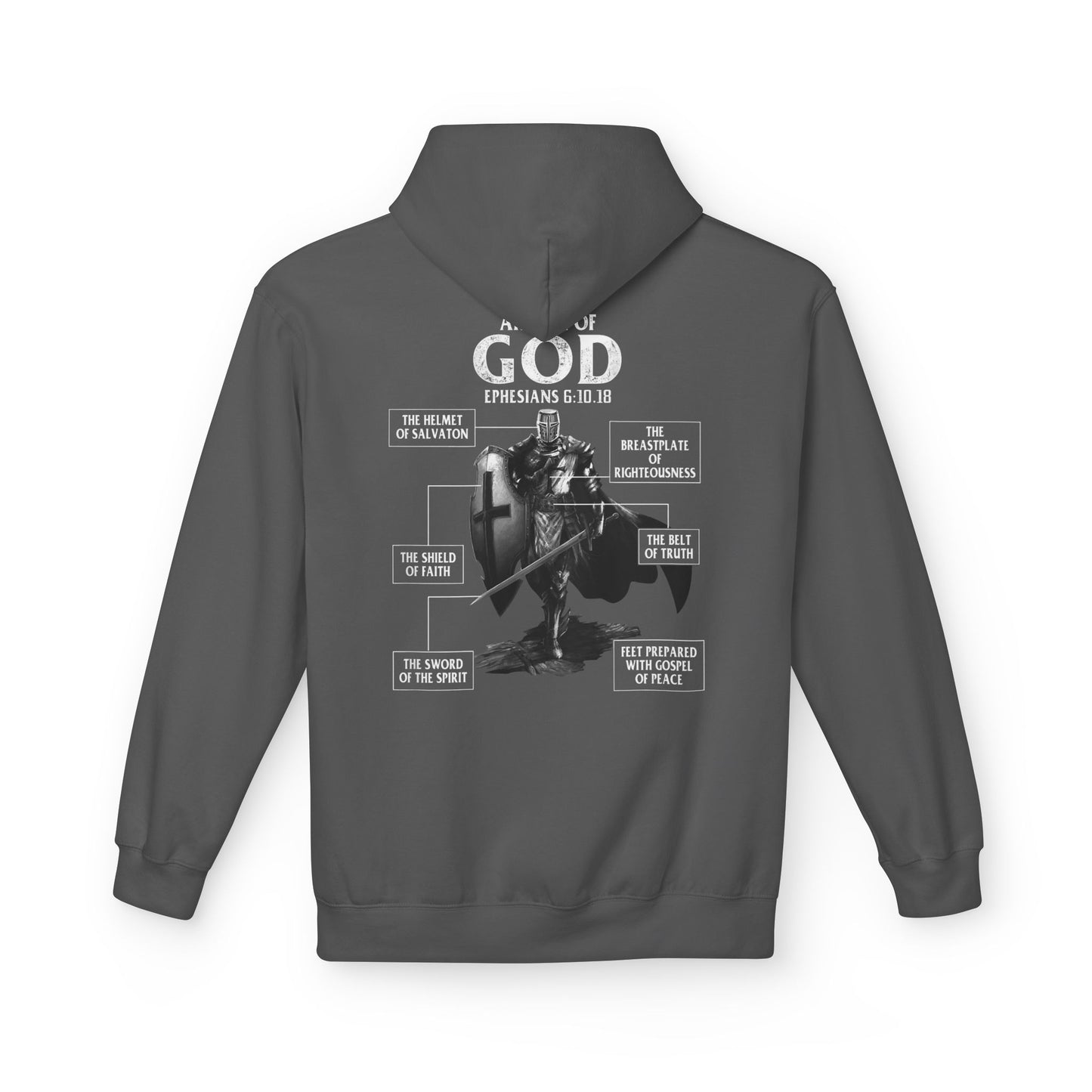 'God Stands by Me' Faith Graphic Hoodie