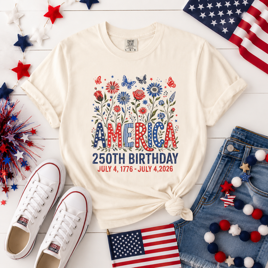 America 250th Birthday T-Shirt