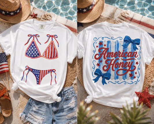 American Honey Graphic T‑Shirt