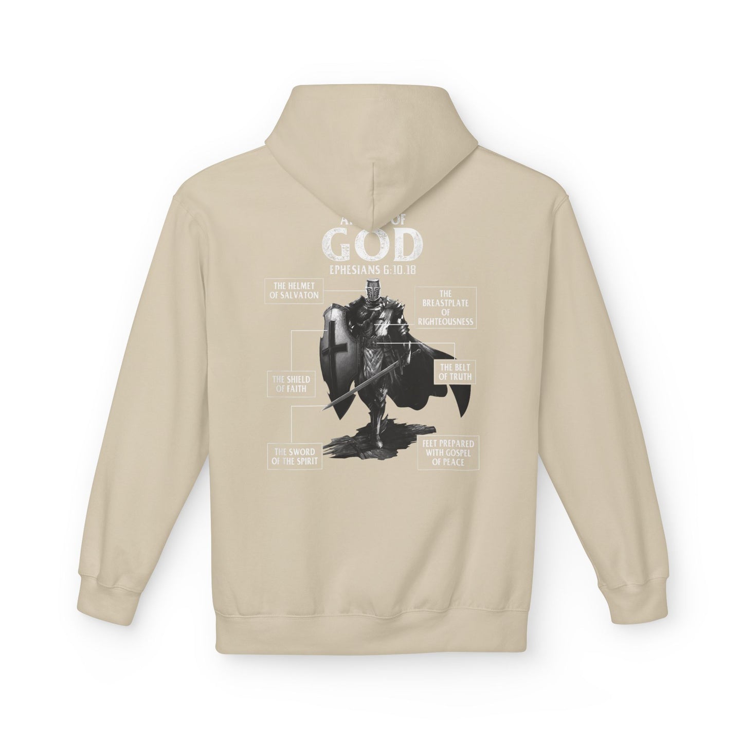 'God Stands by Me' Faith Graphic Hoodie