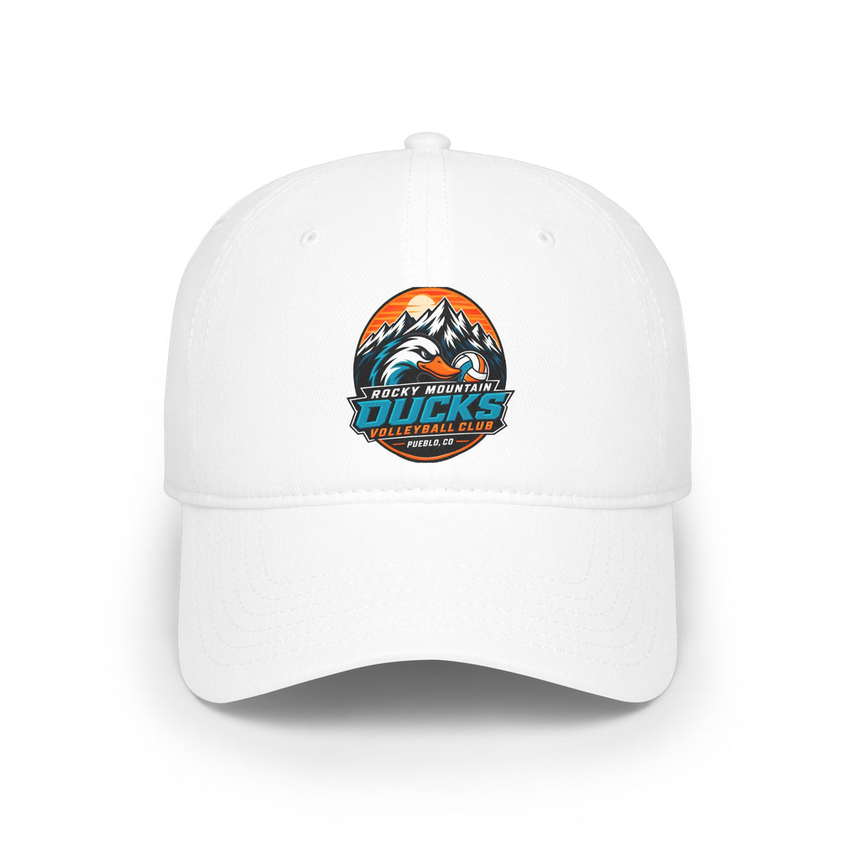 Mountain Peaks Ducks Logo Low Profile Baseball Cap