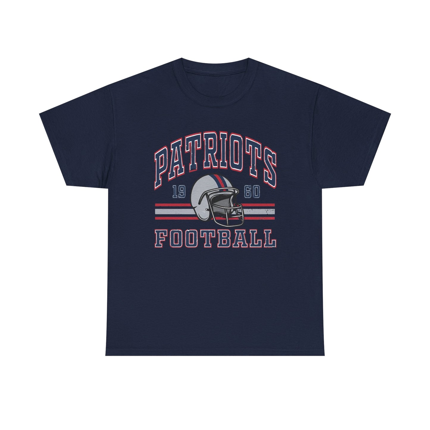 Patriots Football Tee — Vintage Helmet 1960 Fan T-Shirt