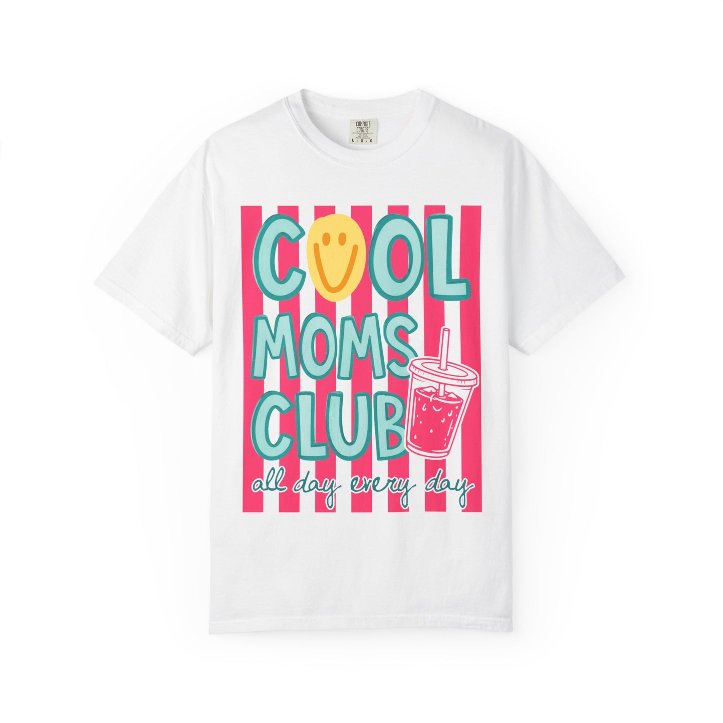 Cool Moms Club T-Shirt — "All Day Every Day" Retro Mom Tee