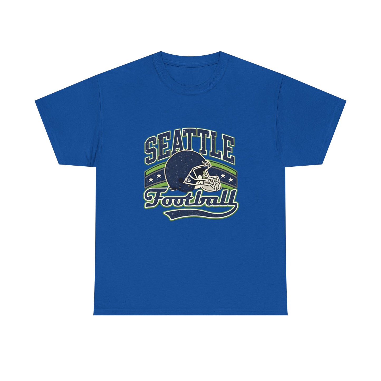 Seattle Football Helmet Graphic Tee — Retro Team Pride T‑Shirt