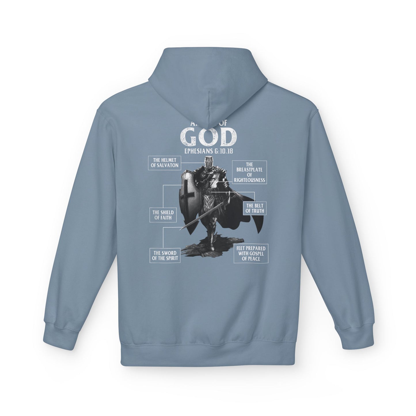 'God Stands by Me' Faith Graphic Hoodie