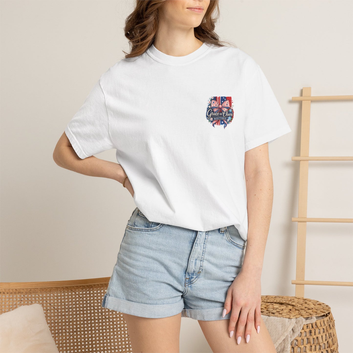 Patriotic Bow Flag T-Shirt