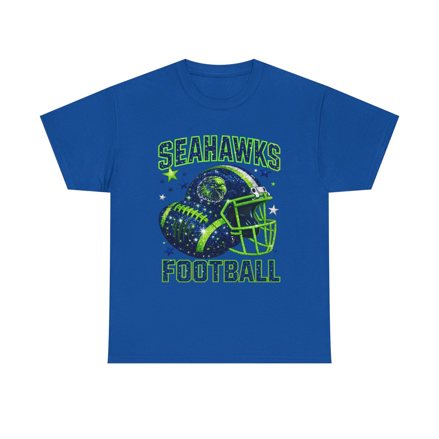 Seahawks Football Helmet T-Shirt — Retro Team Fan Tee