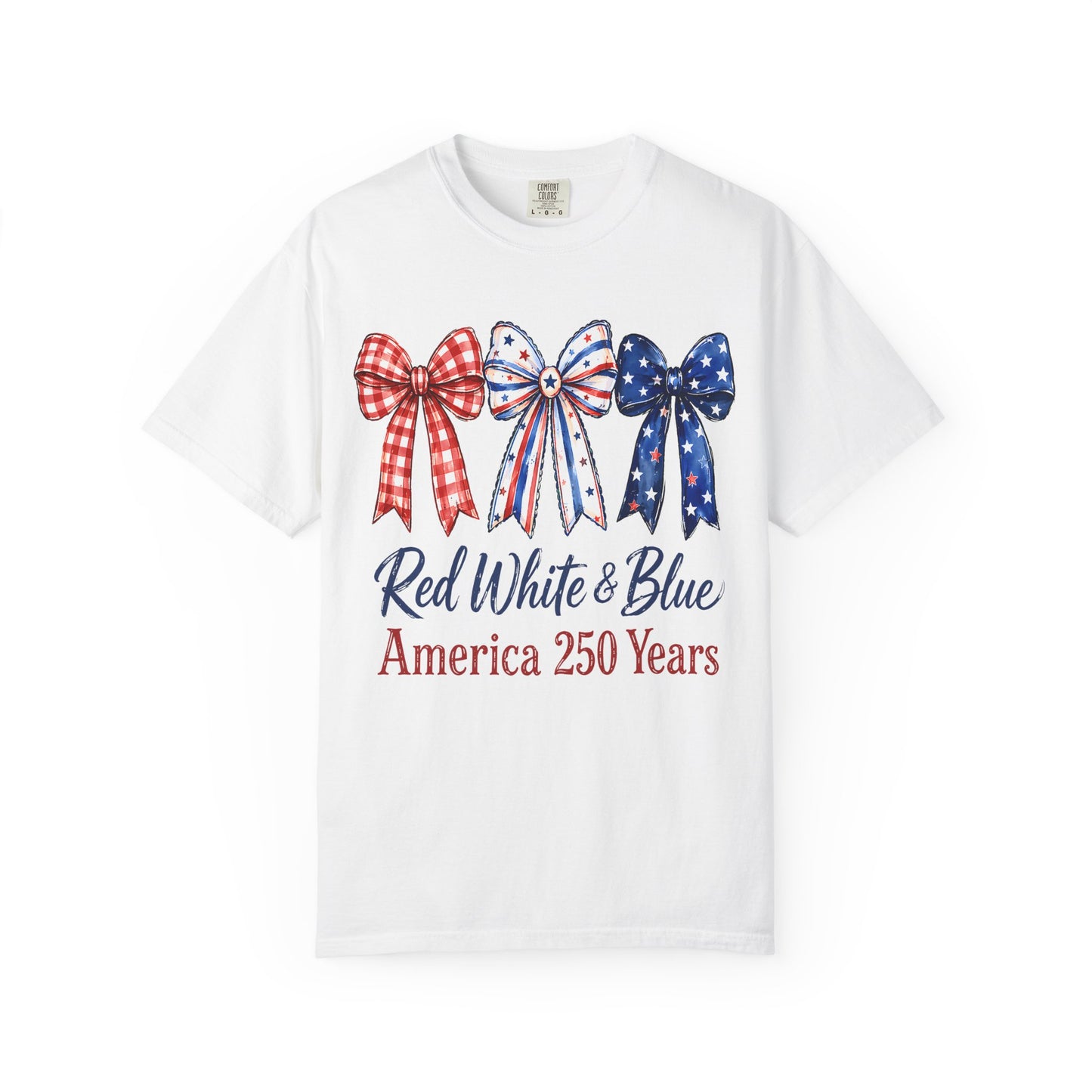 Red White & Blue Patriotic Bows T- Shirt
