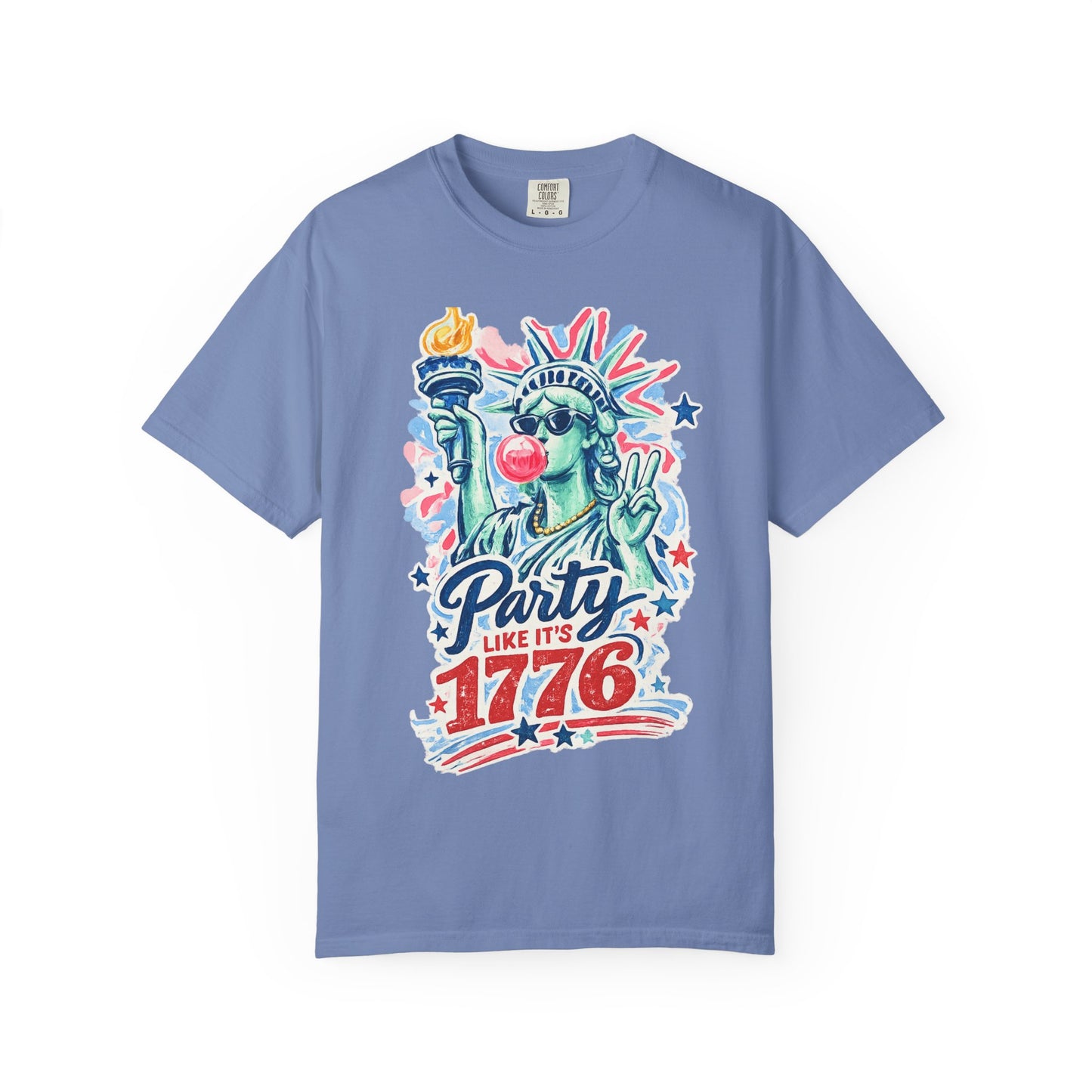 "Party Like It’s 1776" Statue of Liberty Fourth of July Graphic