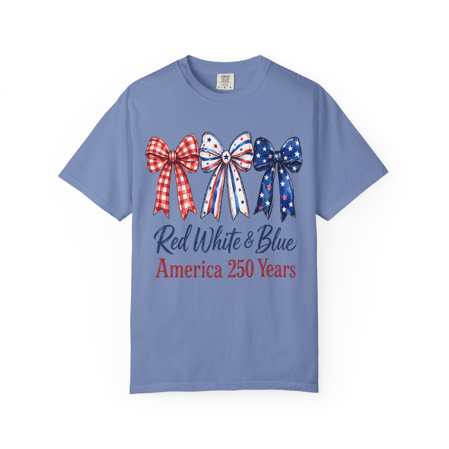 Red White & Blue Patriotic Bows T- Shirt