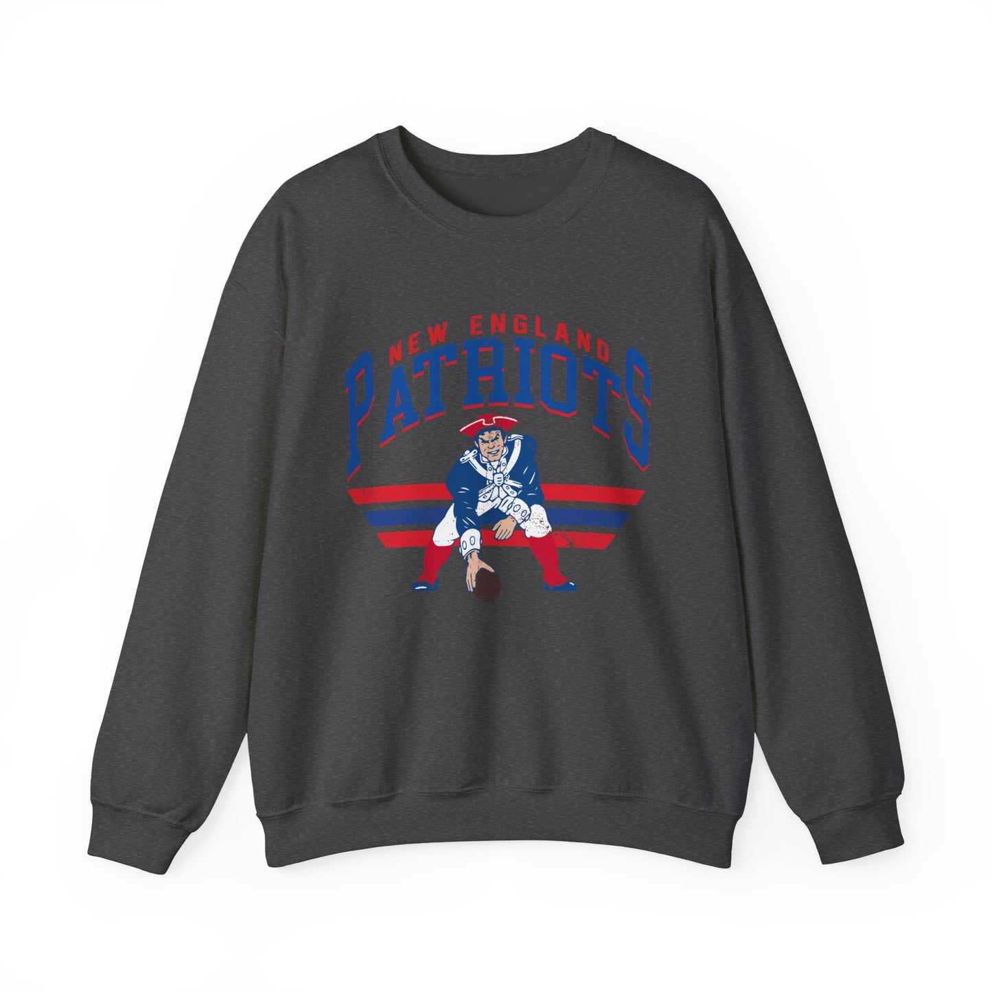 Patriots Vintage Football Crewneck Sweatshirt