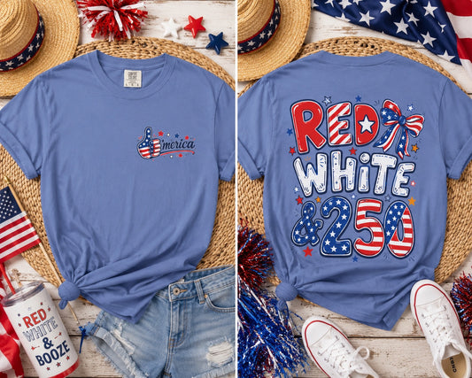 Patriotic "Red White & 25" T-Shirt — 'Merica USA 4th of July Tee