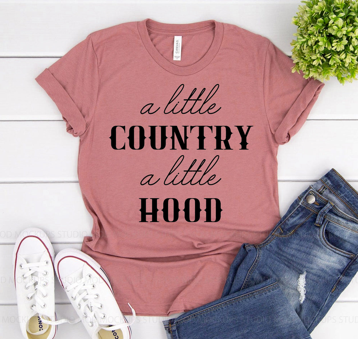 A Little Country A Little Hood T-shirt